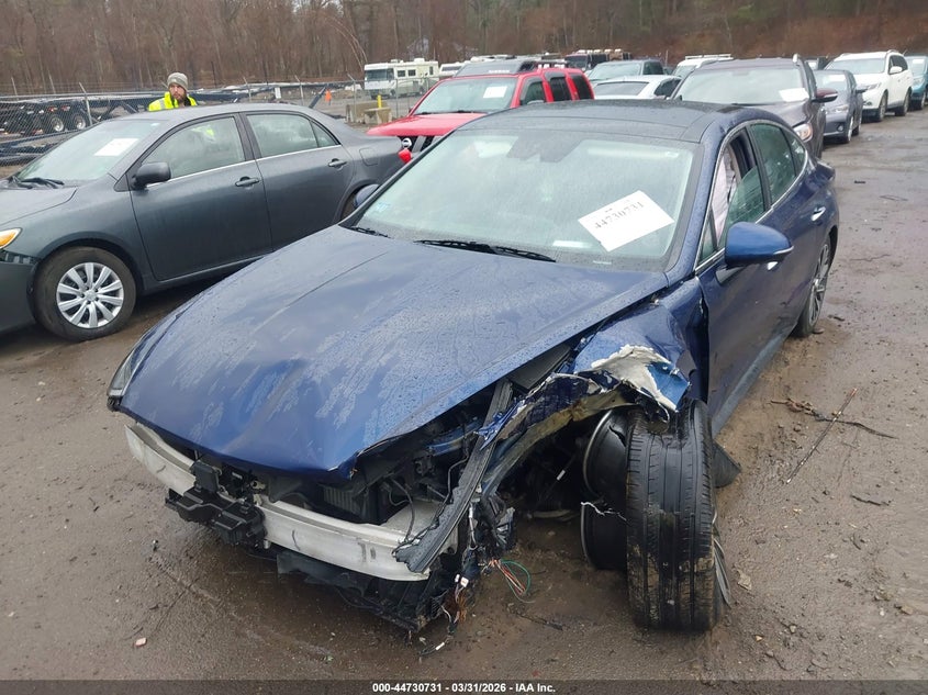 2020 Hyundai Sonata VIN 5NPEH4J20LH042780 IAAI salvage auction — LEFT FRONT, Salvage (Massachusetts), sold $2,500 on 2026-07-14 (photo 2)