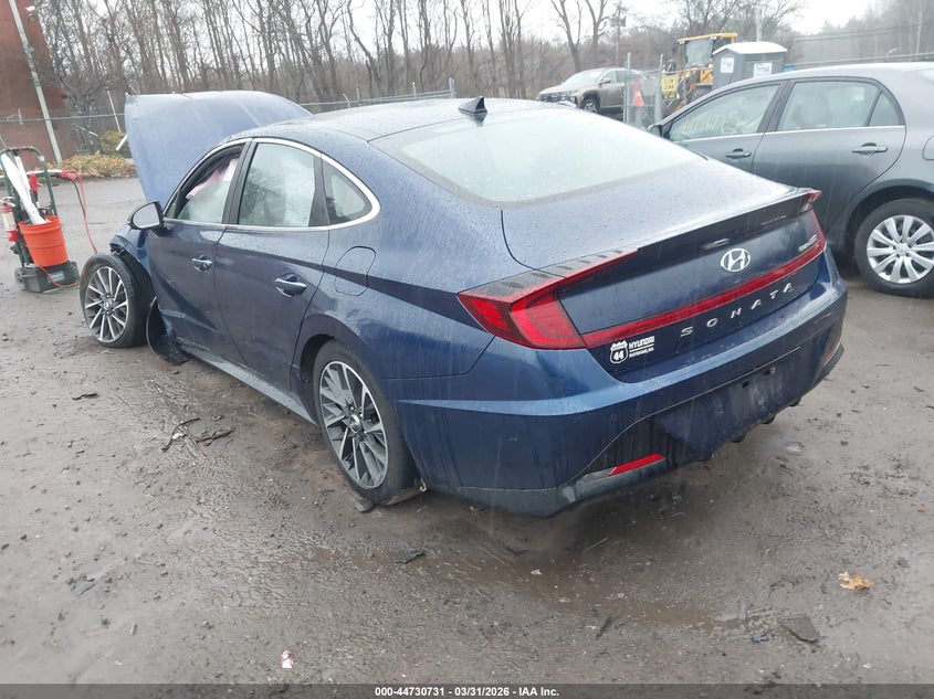 2020 Hyundai Sonata VIN 5NPEH4J20LH042780 IAAI salvage auction — LEFT FRONT, Salvage (Massachusetts), sold $2,500 on 2026-07-14 (photo 3)