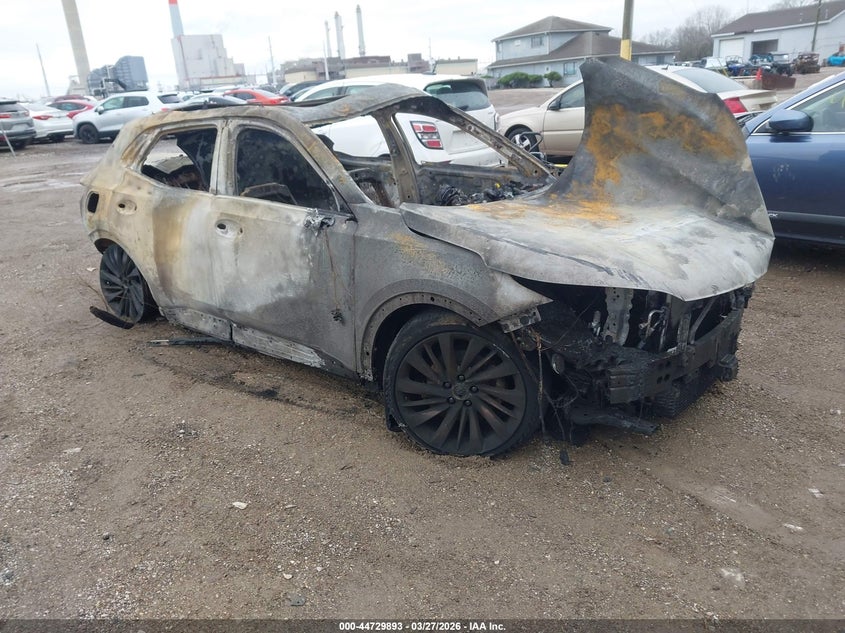 2025 Buick Envision VIN LRBFZME41SD006645 IAAI salvage auction — TOTAL BURN, Bill Of Sale (Indiana), sold $150 on 2026-07-15 (photo 1)