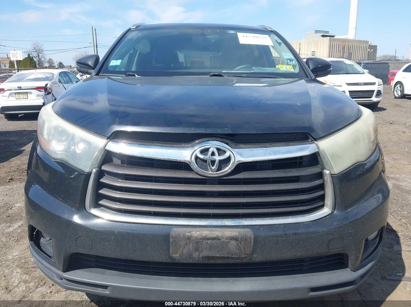 2015 Toyota Highlander VIN 5TDJKRFHXFS148419 IAAI salvage auction — FRONT END, Salvage (New Jersey), sold $5,800 on 2026-07-31 (photo 6)