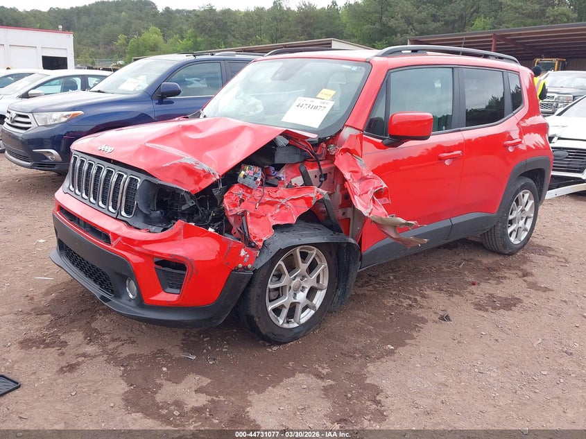 2021 Jeep Renegade VIN ZACNJCBB3MPN09158 IAAI salvage auction — FRONT END, Wait Title, sold $1,250 on 2026-08-19 (photo 2)