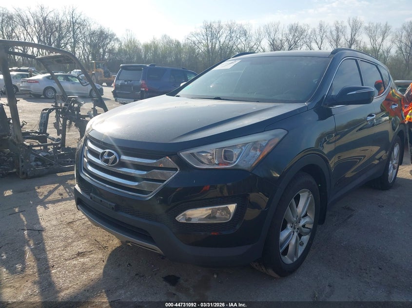 2013 Hyundai Santa fe VIN 5XYZU3LA8DG100946 IAAI salvage auction — HAIL, Salvage (Kansas), sold $1,250 on 2026-07-08 (photo 6)