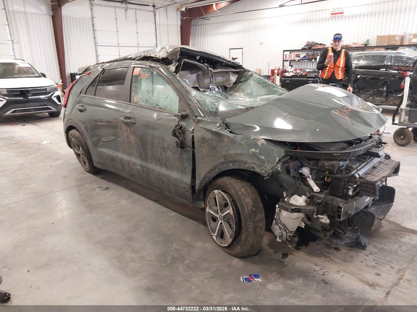 2025 Kia Niro VIN KNDCS3LF7S5297752 IAAI salvage auction — ROLLOVER, Salvage (Colorado), sold $250 on 2026-07-22 (photo 1)