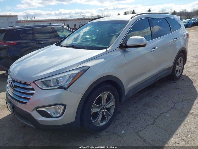 2014 Hyundai Santa fe VIN KM8SMDHF6EU045906 IAAI salvage auction — NORMAL WEAR, Salvage (Texas), sold $1,050 on 2026-07-09 (photo 2)