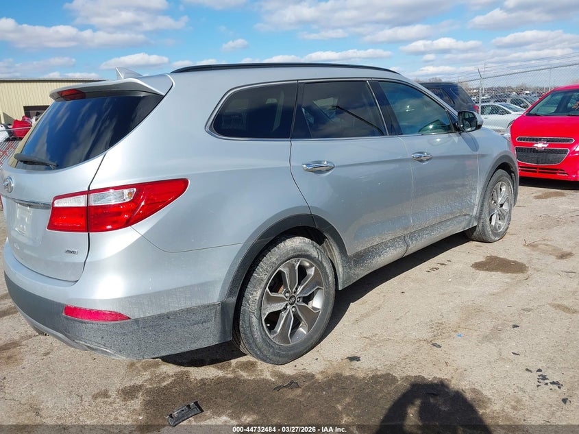 2014 Hyundai Santa fe VIN KM8SMDHF6EU045906 IAAI salvage auction — NORMAL WEAR, Salvage (Texas), sold $1,050 on 2026-07-09 (photo 4)