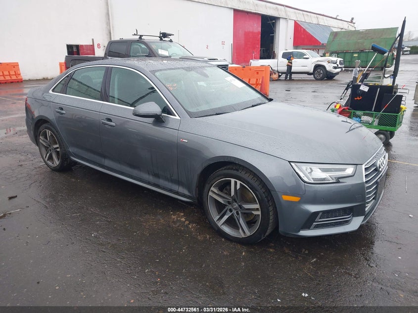 2018 Audi A4 VIN WAULMAF43JA066987 — IAAI salvage auction photo