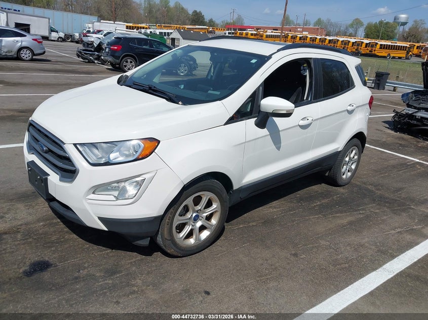 2018 Ford Ecosport VIN MAJ3P1TE7JC202541 IAAI salvage auction — UNDERCARRIAGE, Salvage (North Carolina), sold $1,700 on 2026-07-09 (photo 2)