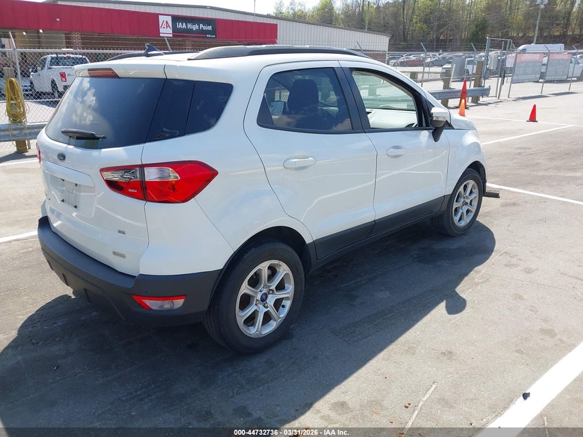 2018 Ford Ecosport VIN MAJ3P1TE7JC202541 IAAI salvage auction — UNDERCARRIAGE, Salvage (North Carolina), sold $1,700 on 2026-07-09 (photo 4)