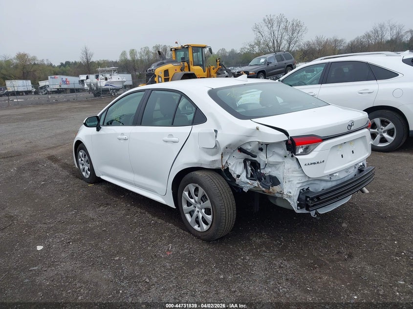2025 Toyota Corolla VIN 5YFB4MDE3SP344392 IAAI salvage auction — LEFT REAR, Wait Title, sold $7,300 on 2026-07-14 (photo 3)