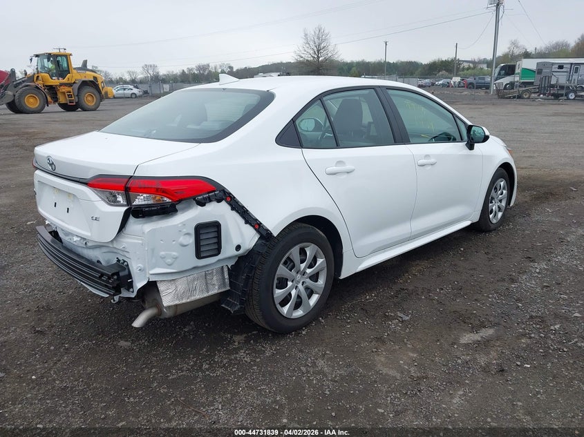 2025 Toyota Corolla VIN 5YFB4MDE3SP344392 IAAI salvage auction — LEFT REAR, Wait Title, sold $7,300 on 2026-07-14 (photo 4)