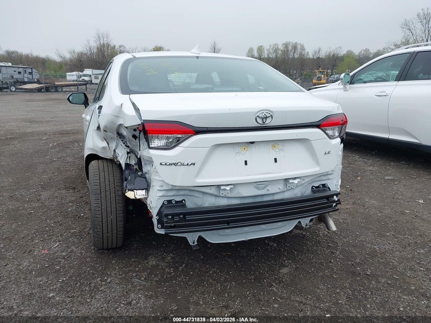 2025 Toyota Corolla VIN 5YFB4MDE3SP344392 IAAI salvage auction — LEFT REAR, Wait Title, sold $7,300 on 2026-07-14 (photo 6)