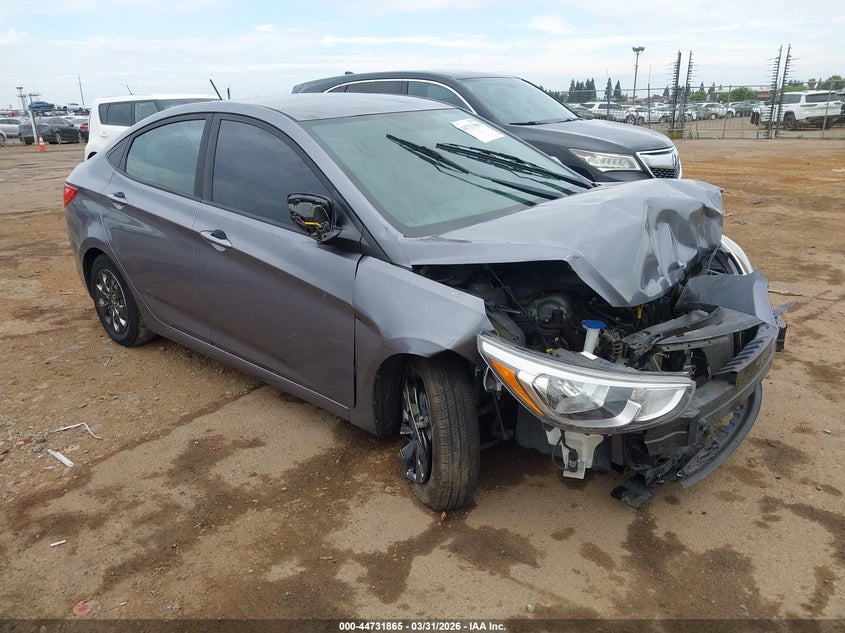 2016 Hyundai Accent VIN KMHCT4AE2GU151619 IAAI salvage auction — FRONT END, Wait Title, sold $550 on 2026-07-29 (photo 1)