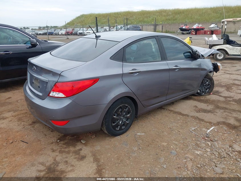 2016 Hyundai Accent VIN KMHCT4AE2GU151619 IAAI salvage auction — FRONT END, Wait Title, sold $550 on 2026-07-29 (photo 4)