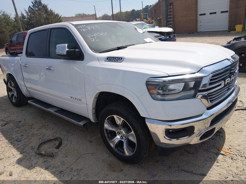 2022 Ram 1500 VIN 1C6SRFJT6NN240083 IAAI salvage auction — LEFT REAR, Unregisterable Title (Parts Only Title) (North Carolina), sold $9,300 on 2026-08-14 (photo 1)