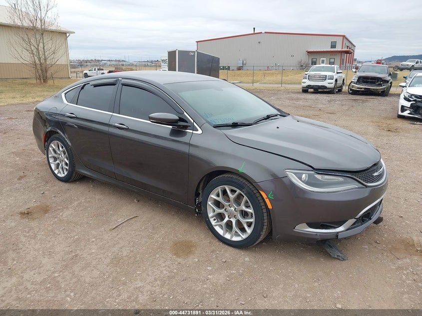 2016 Chrysler 200 VIN 1C3CCCEG8GN135742 IAAI salvage auction — LEFT FRONT, Salvage (Montana), sold $1,350 on 2026-08-01 (photo 1)
