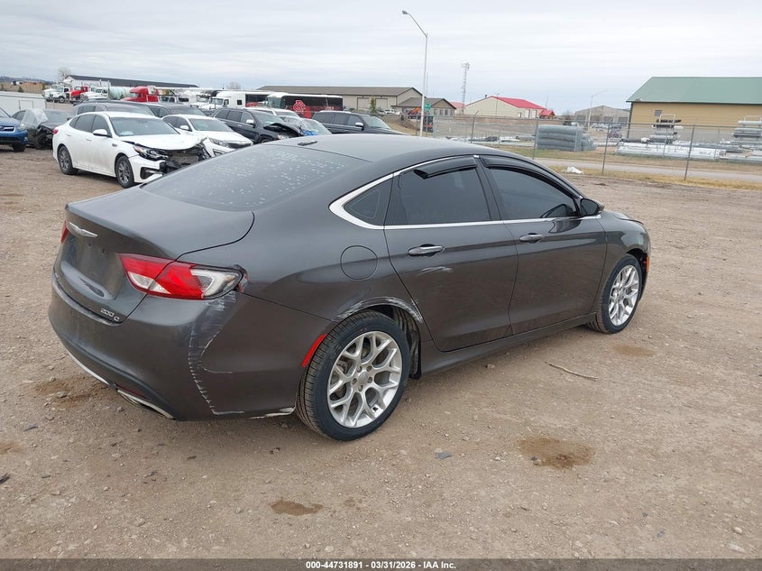 2016 Chrysler 200 VIN 1C3CCCEG8GN135742 IAAI salvage auction — LEFT FRONT, Salvage (Montana), sold $1,350 on 2026-08-01 (photo 4)