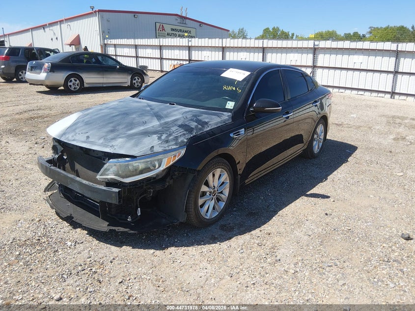 2018 Kia Optima VIN 5XXGT4L37JG227317 IAAI salvage auction — FRONT END, Salvage (Louisiana), sold $2,150 on 2026-07-29 (photo 2)