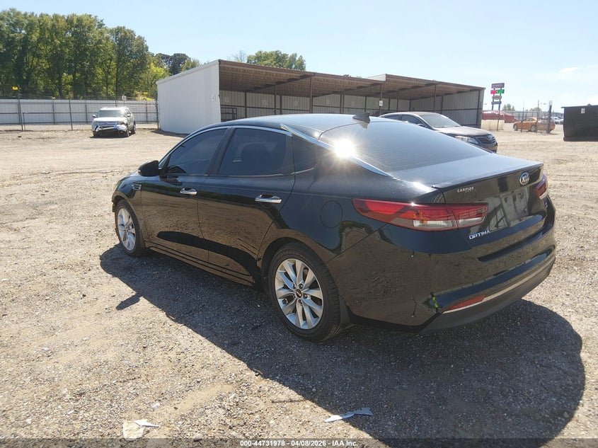2018 Kia Optima VIN 5XXGT4L37JG227317 IAAI salvage auction — FRONT END, Salvage (Louisiana), sold $2,150 on 2026-07-29 (photo 3)