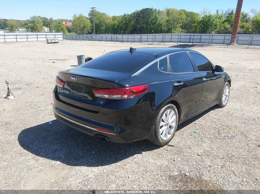 2018 Kia Optima VIN 5XXGT4L37JG227317 IAAI salvage auction — FRONT END, Salvage (Louisiana), sold $2,150 on 2026-07-29 (photo 4)