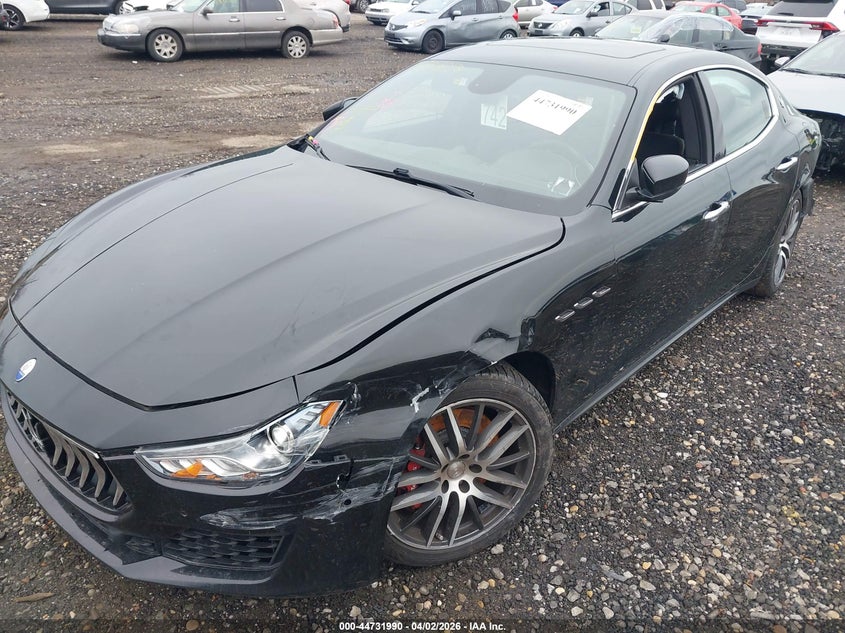 2019 Maserati Ghibli VIN ZAM57YTA6K1319495 IAAI salvage auction — FRONT & REAR, Wait Title, sold $4,725 on 2026-07-14 (photo 2)