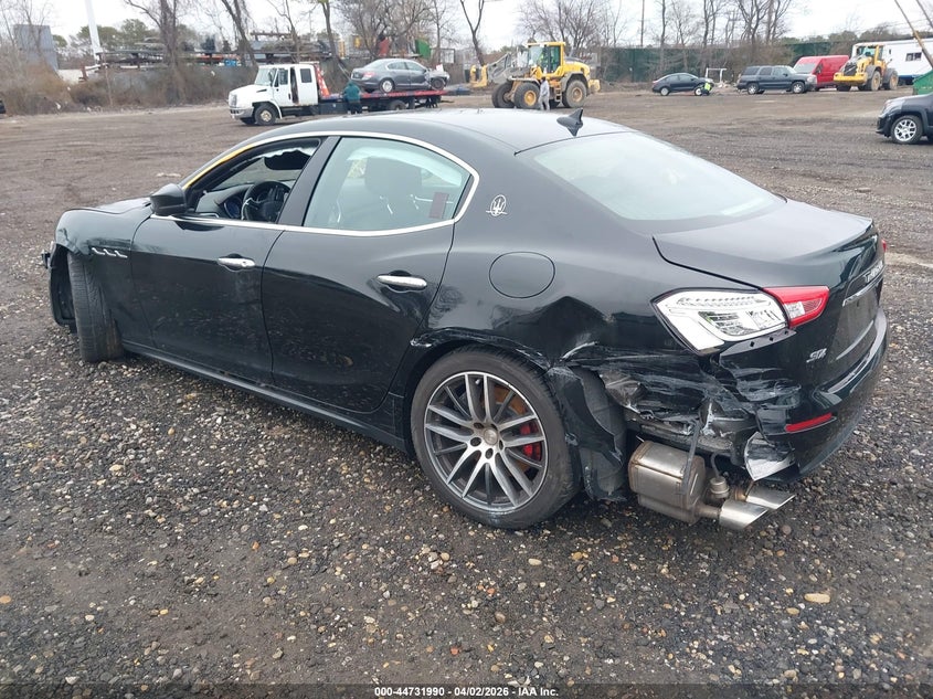 2019 Maserati Ghibli VIN ZAM57YTA6K1319495 IAAI salvage auction — FRONT & REAR, Wait Title, sold $4,725 on 2026-07-14 (photo 3)