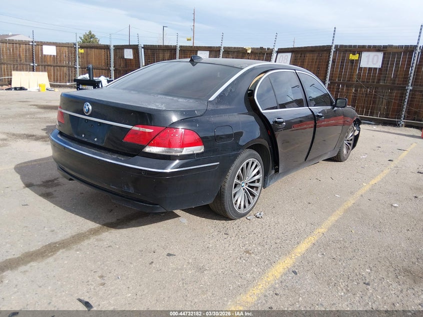2008 BMW 7er VIN WBAHN83568DT77718 IAAI salvage auction — FRONT END, Bill Of Sale (Colorado), sold $425 on 2026-07-07 (photo 4)