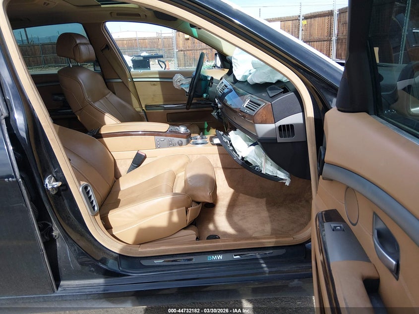 2008 BMW 7er VIN WBAHN83568DT77718 IAAI salvage auction — FRONT END, Bill Of Sale (Colorado), sold $425 on 2026-07-07 (photo 5)