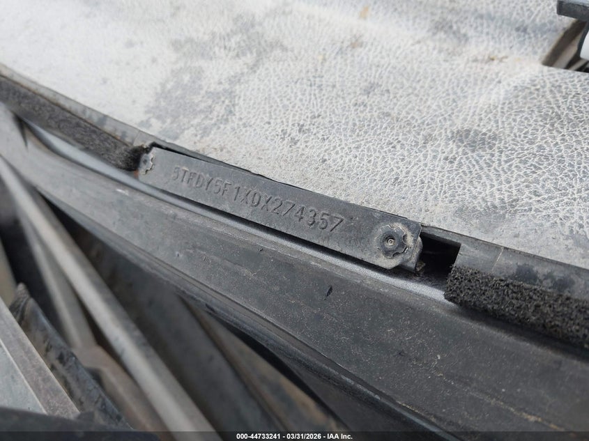 2013 Toyota Tundra VIN 5TFDY5F1XDX274357 IAAI salvage auction — ROOF, Wait Title, sold $3,600 on 2026-07-16 (photo 9)