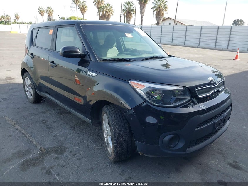 2019 Kia Soul VIN KNDJN2A23K7023798 IAAI salvage auction — BIOHAZARD/CHEMICAL, Salvage (Texas), sold $1,500 on 2026-07-28 (photo 1)