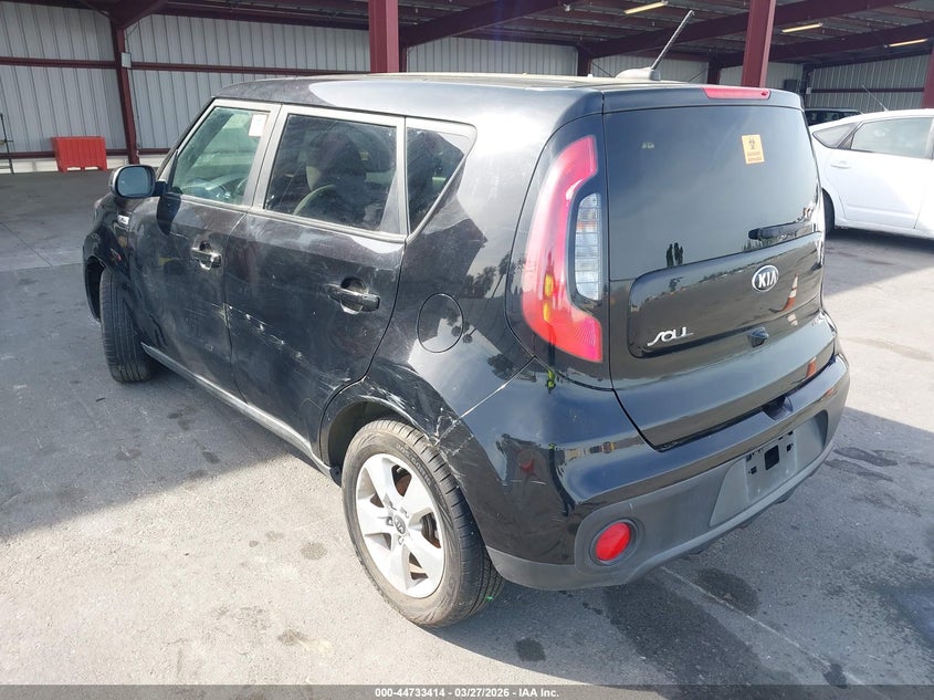 2019 Kia Soul VIN KNDJN2A23K7023798 IAAI salvage auction — BIOHAZARD/CHEMICAL, Salvage (Texas), sold $1,500 on 2026-07-28 (photo 3)