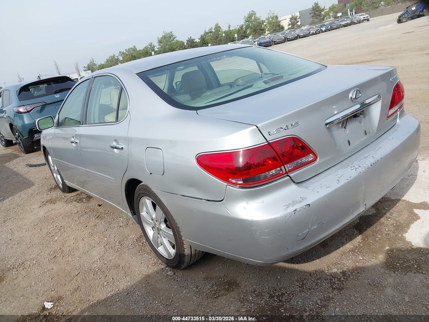 2005 Lexus ES VIN JTHBA30G355080715 IAAI salvage auction — REAR END, Salvage (Texas), sold $500 on 2026-07-20 (photo 3)