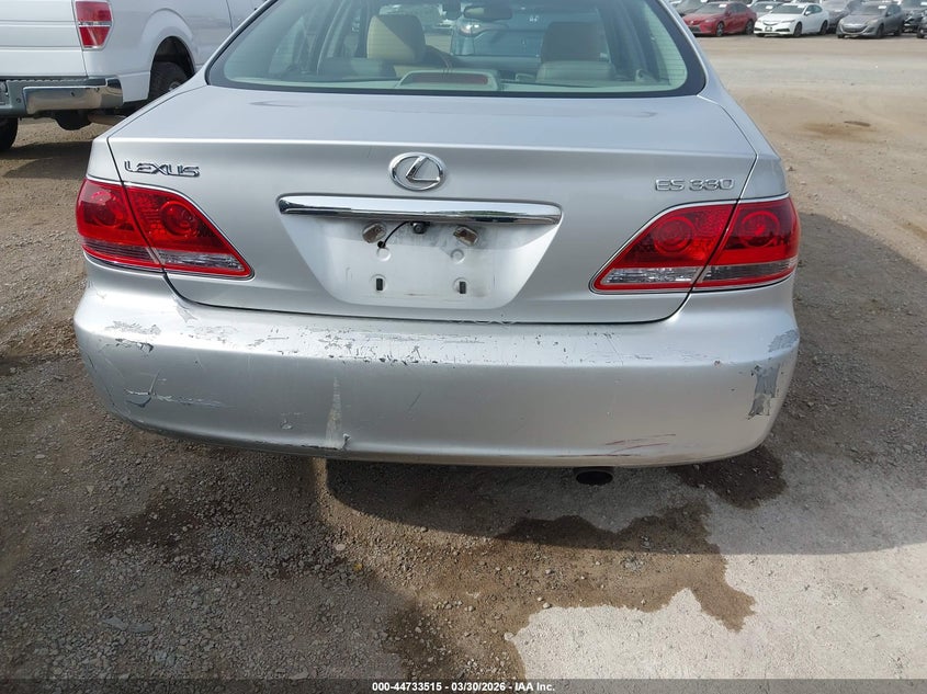 2005 Lexus ES VIN JTHBA30G355080715 IAAI salvage auction — REAR END, Salvage (Texas), sold $500 on 2026-07-20 (photo 6)