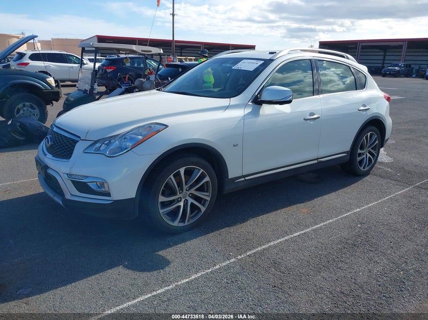 2016 Infiniti Qx50 VIN JN1BJ0RP9GM232480 IAAI salvage auction — WATER/FLOOD, Salvage (Hawaii), sold $100 on 2026-07-28 (photo 2)
