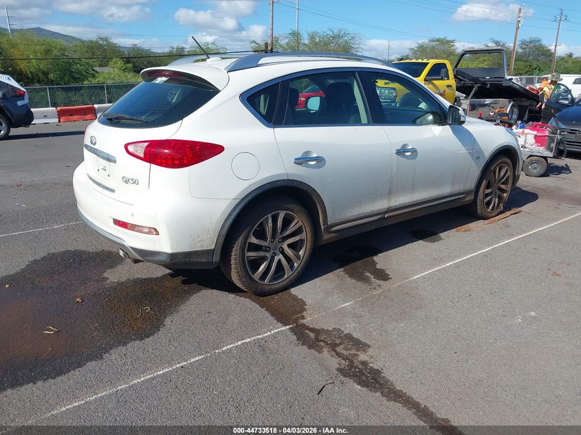 2016 Infiniti Qx50 VIN JN1BJ0RP9GM232480 IAAI salvage auction — WATER/FLOOD, Salvage (Hawaii), sold $100 on 2026-07-28 (photo 4)