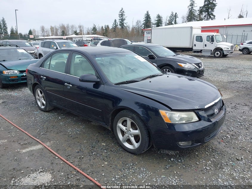 2006 Hyundai Sonata VIN 5NPEU46F86H129435 IAAI salvage auction — REAR END, Bill Of Sale (Washington), sold $350 on 2026-07-29 (photo 1)