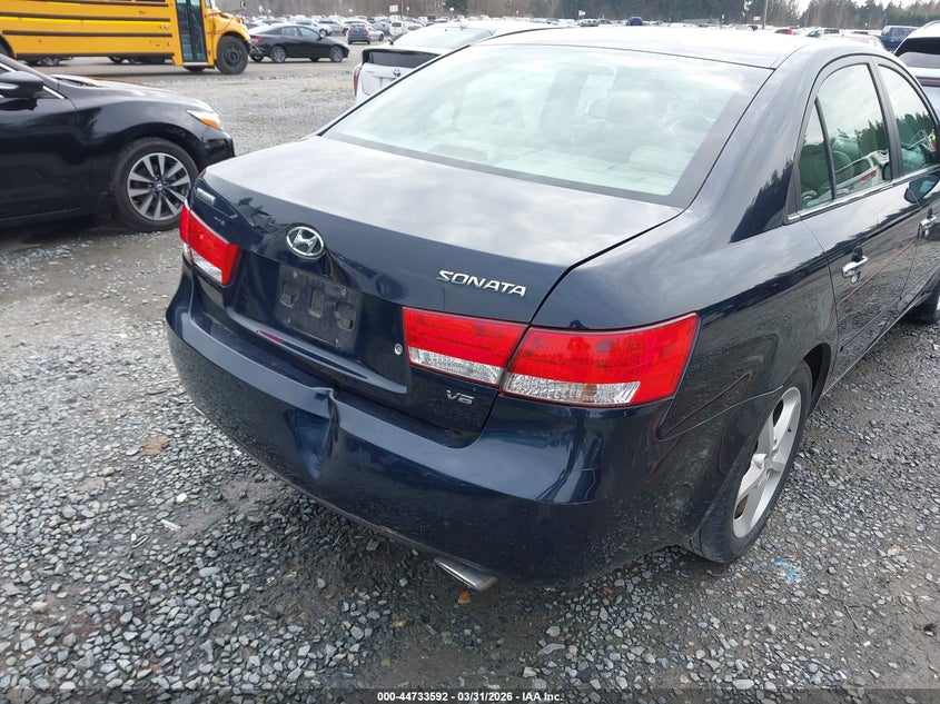2006 Hyundai Sonata VIN 5NPEU46F86H129435 IAAI salvage auction — REAR END, Bill Of Sale (Washington), sold $350 on 2026-07-29 (photo 6)