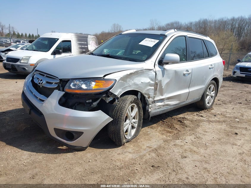 2011 Hyundai Santa fe VIN 5XYZHDAG0BG016781 IAAI salvage auction — LEFT FRONT, Salvage (Illinois), sold $1,000 on 2026-07-08 (photo 2)