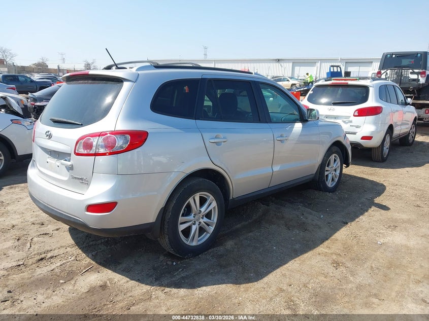 2011 Hyundai Santa fe VIN 5XYZHDAG0BG016781 IAAI salvage auction — LEFT FRONT, Salvage (Illinois), sold $1,000 on 2026-07-08 (photo 4)