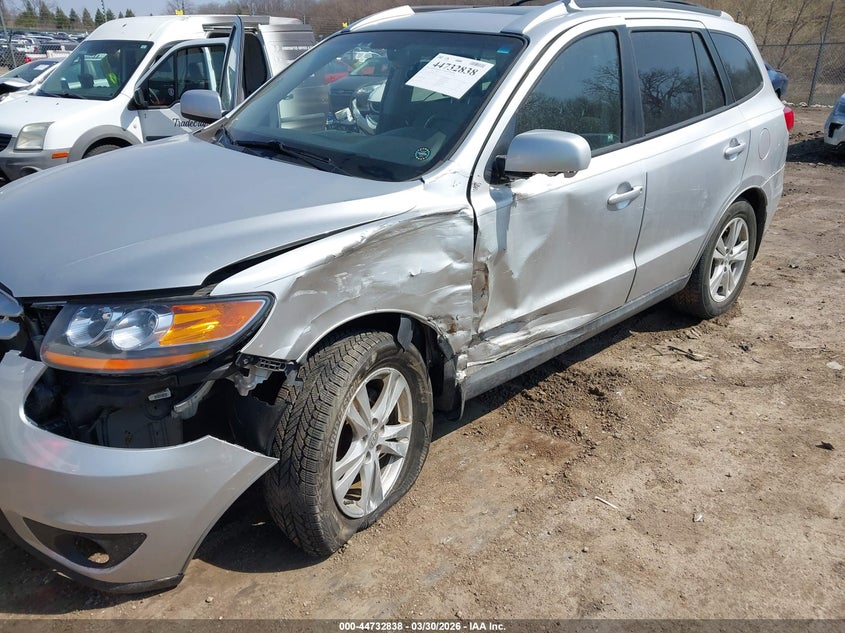 2011 Hyundai Santa fe VIN 5XYZHDAG0BG016781 IAAI salvage auction — LEFT FRONT, Salvage (Illinois), sold $1,000 on 2026-07-08 (photo 6)