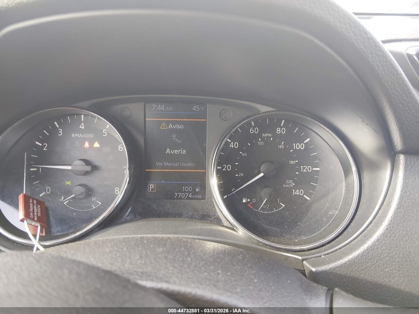 2018 Nissan Rogue VIN KNMAT2MV2JP587999 IAAI salvage auction — LEFT REAR, Salvage (Colorado), sold $2,450 on 2026-07-07 (photo 7)