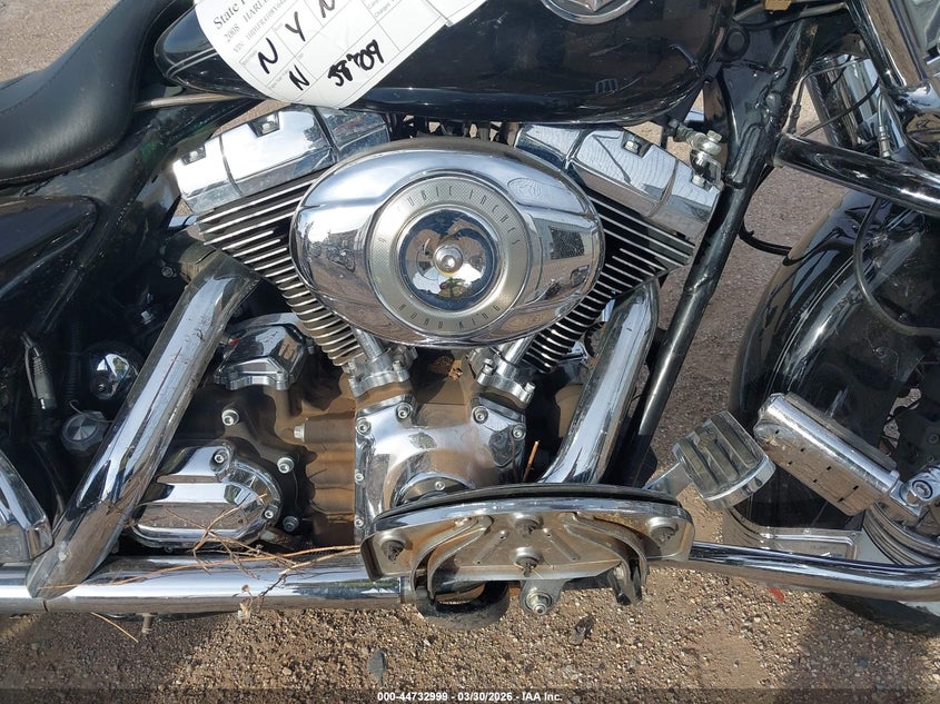 2008 Harley-davidson Flhrc VIN 1HD1FR4108Y648573 IAAI salvage auction — FRONT & REAR, Original (Texas), sold $2,400 on 2026-07-29 (photo 8)