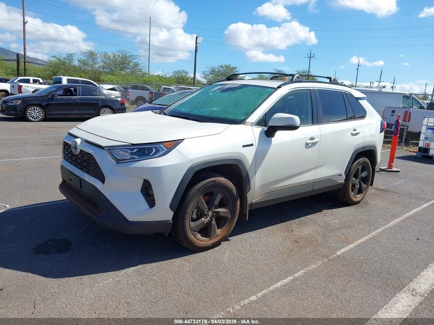 2021 Toyota Rav4 hybrid VIN JTMB6RFV8MD025323 IAAI salvage auction — WATER/FLOOD, Salvage (Hawaii), sold $2,700 on 2026-07-21 (photo 2)