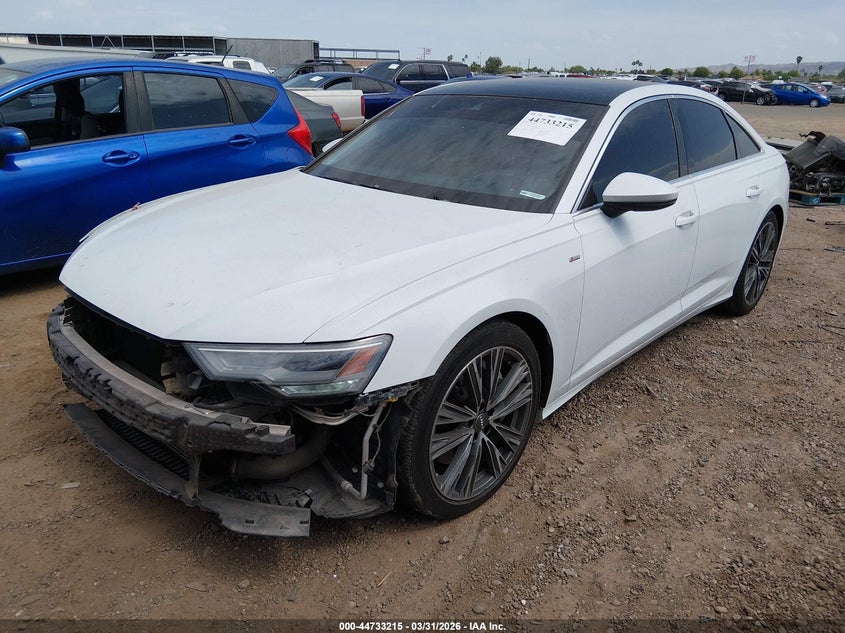 2020 Audi A6 VIN WAUK2AF29LN051678 IAAI salvage auction — FRONT END, Wait Title, sold $5,425 on 2026-07-21 (photo 6)
