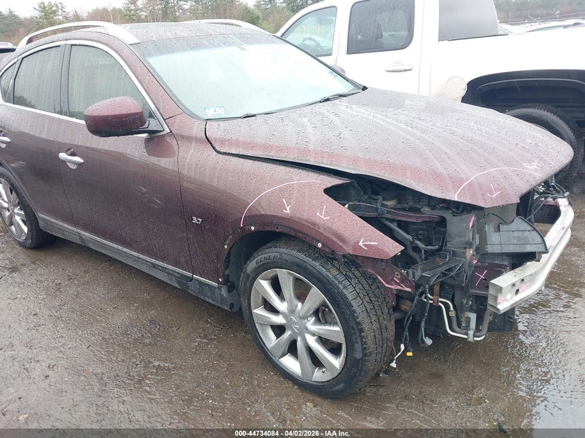 2015 Infiniti Qx50 VIN JN1BJ0HR6FM771625 IAAI salvage auction — FRONT END, Wait Title, sold $700 on 2026-07-24 (photo 1)