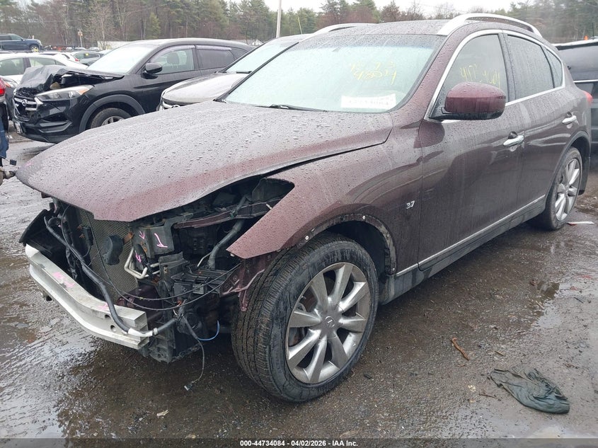 2015 Infiniti Qx50 VIN JN1BJ0HR6FM771625 IAAI salvage auction — FRONT END, Wait Title, sold $700 on 2026-07-24 (photo 2)