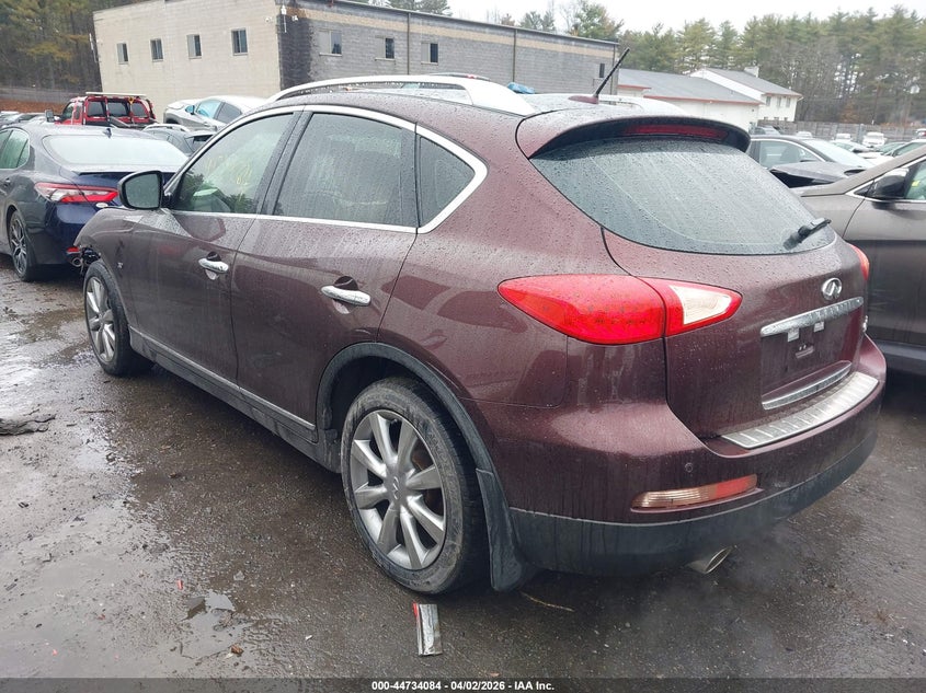 2015 Infiniti Qx50 VIN JN1BJ0HR6FM771625 IAAI salvage auction — FRONT END, Wait Title, sold $700 on 2026-07-24 (photo 3)