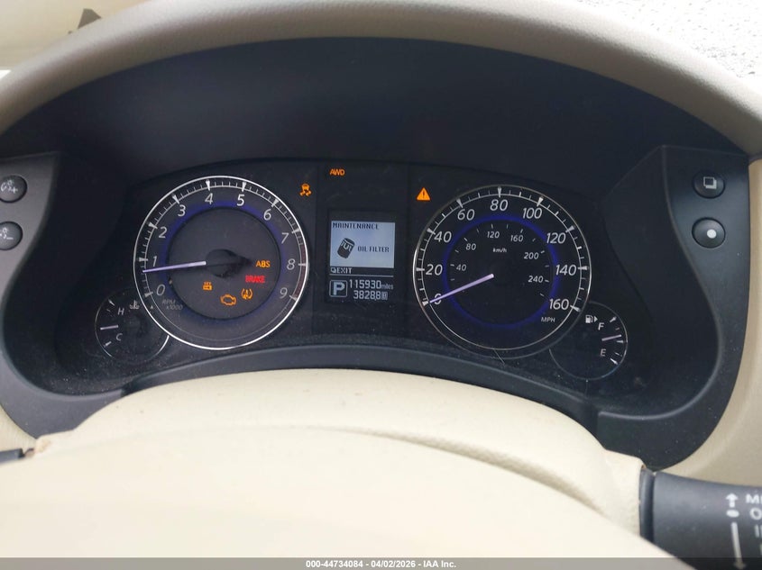 2015 Infiniti Qx50 VIN JN1BJ0HR6FM771625 IAAI salvage auction — FRONT END, Wait Title, sold $700 on 2026-07-24 (photo 7)