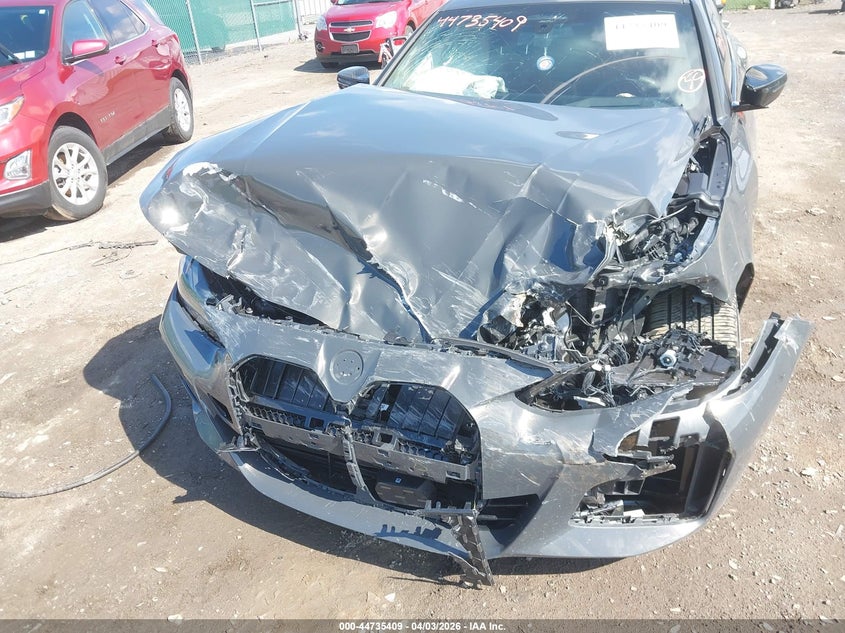 2025 BMW 4er VIN WBA33FB01SFU52637 IAAI salvage auction — FRONT END, Wait Title, sold $1,750 on 2026-07-21 (photo 6)
