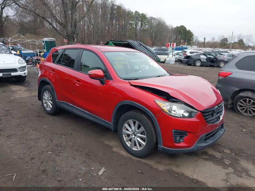 2016 Mazda Cx-5 VIN JM3KE2CY6G0619260 IAAI salvage auction — FRONT END, Wait Title, sold $2,950 on 2026-07-07 (photo 1)
