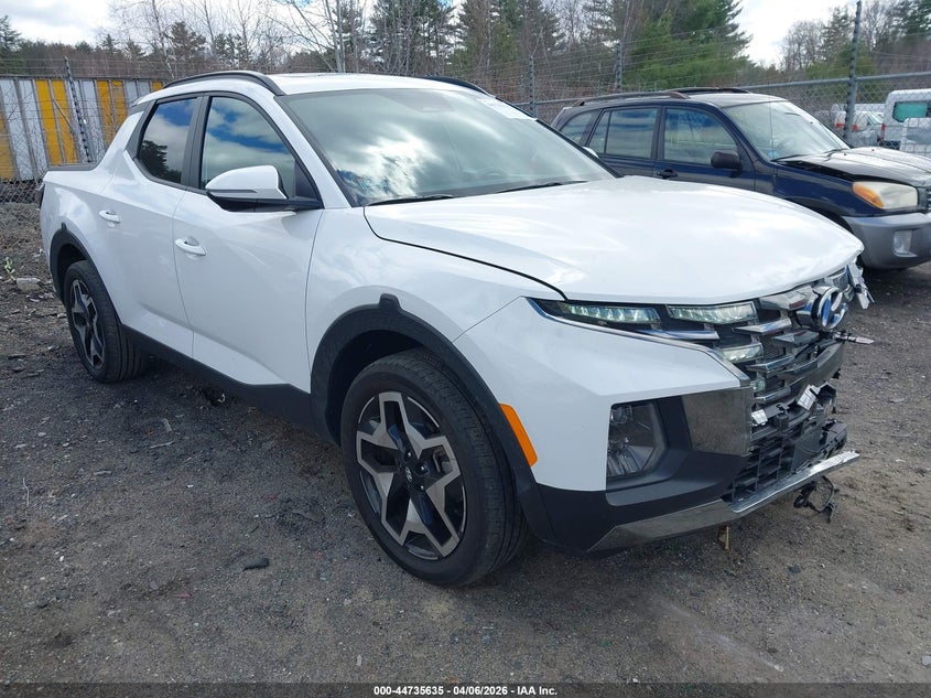 2024 Hyundai Santa cruz VIN 5NTJEDDF0RH104114 IAAI salvage auction — FRONT END, Salvage (Massachusetts), sold $7,900 on 2026-07-10 (photo 1)